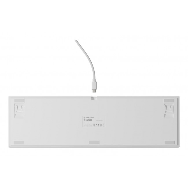 GENESIS THOR 404 keyboard Universal USB QWERTY English White GENESIS THOR 404 keyboard Universal USB QWERTY English White