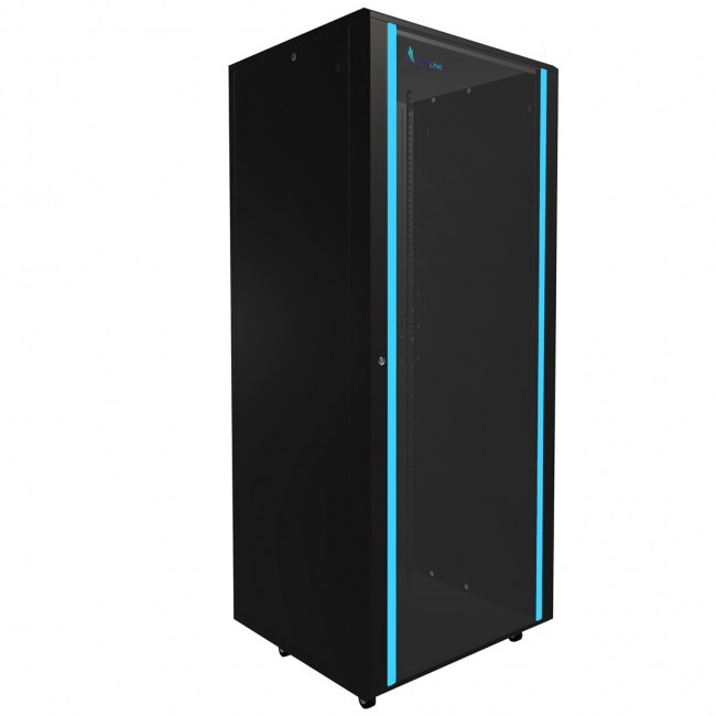 Extralink Rackmount cabinet 42U 800x800 Black standing Extralink Rackmount cabinet 42U 800x800 Black standing