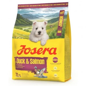 JOSERA Mini Junior Duck & Salmon - dry dog food - 3kg