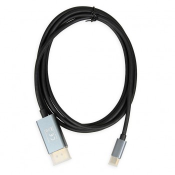 iBox ITVCDP4K video cable adapter 1.8 m USB Type-C DisplayPort Black