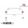 Maclean MC-557 Ultra Slim TV Wall Mount Bracket Holder LED 37-70