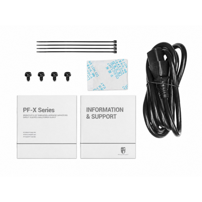 PC Power Supply DEEPCOOL PF550X-FE, Black