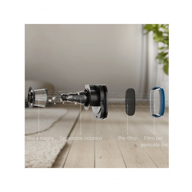 Electrolux EW82U1DB 2-in-1 stick vacuum Battery Dry&wet Cyclonic Bagless 85 W Blue 4.3 Ah Electrolux EW82U1DB 2-in-1 stick vacuum Battery Dry&wet Cyclonic Bagless 85 W Blue 4.3 Ah