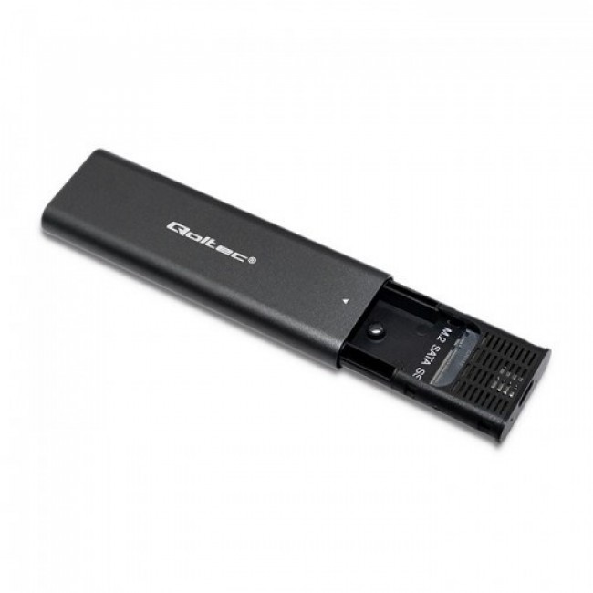 Qoltec 50311 storage drive enclosure SSD enclosure Black M.2 Qoltec 50311 storage drive enclosure SSD enclosure Black M.2