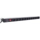 Intellinet Vertical Rackmount 12-Way Power Strip - German Type, With On/Off Switch and Overload Protection, 1.6m Power Cord Intellinet Vertical Rackmount 12-Way Power Strip - German Type, With On/Off Switch and Overload Protection, 1.6m Power Cord
