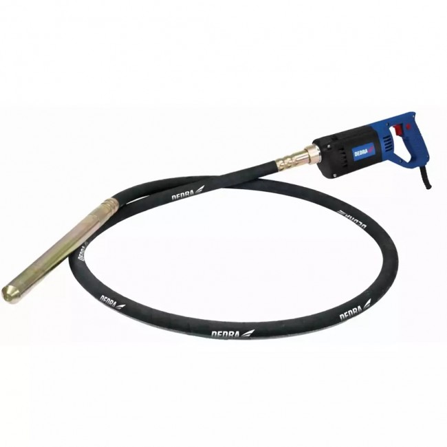 Concrete vibrator 1200W with hose of 2.5 meters