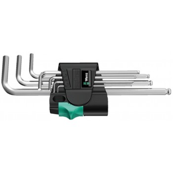 Wera 950/9 Hex-Plus 1 L-shaped hex key set Metric 9 pc(s)