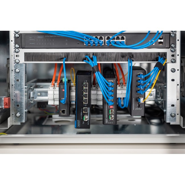 Digitus 483 mm (19 ) DIN Rail Holder, 4U Digitus 483 mm (19 ) DIN Rail Holder, 4U
