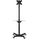Techly Trolley Floor Stand LCD/LED/Plasma TV Stand 19 Techly Trolley Floor Stand LCD/LED/Plasma TV Stand 19