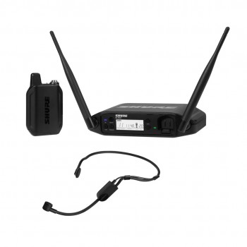 Shure GLXD14+E/PGA31-Z4 - DUAL BAND digital wireless system with bodypack transmitter and headset microphone