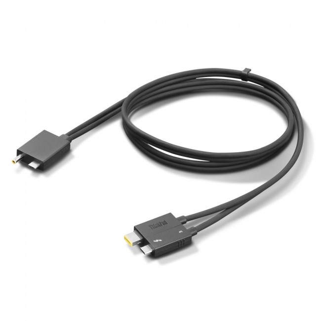 Lenovo 4X91K16970 Thunderbolt cable 0.7 m 40 Gbit/s Black Lenovo 4X91K16970 Thunderbolt cable 0.7 m 40 Gbit/s Black