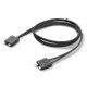 Lenovo 4X91K16970 Thunderbolt cable 0.7 m 40 Gbit/s Black Lenovo 4X91K16970 Thunderbolt cable 0.7 m 40 Gbit/s Black