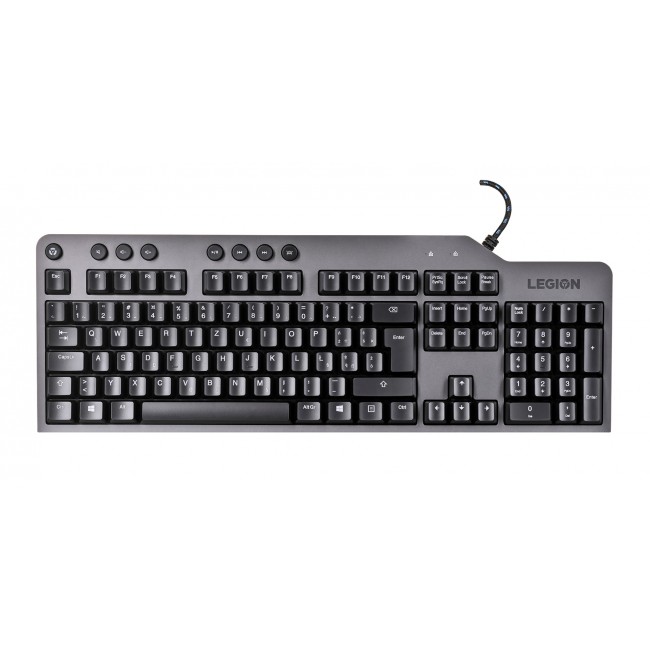 Lenovo Legion K500 keyboard USB QWERTZ Black, Grey Lenovo Legion K500 keyboard USB QWERTZ Black, Grey