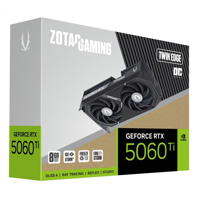 Zotac GAMING GeForce RTX 5060 Ti Twin Edge OC NVIDIA 8 GB GDDR7 Zotac GAMING GeForce RTX 5060 Ti Twin Edge OC NVIDIA 8 GB GDDR7