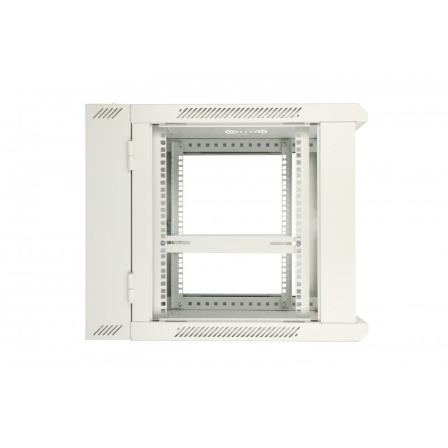 Extralink Rackmount cabinet 12U 600x600 AZH Gray wall mounted, swing type