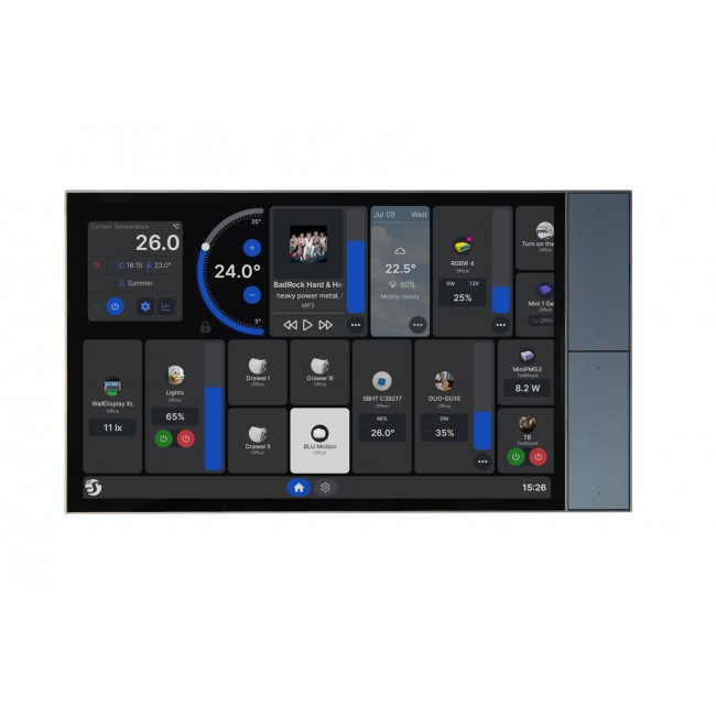 Shelly Wall Display XL Wireless Black, Light grey