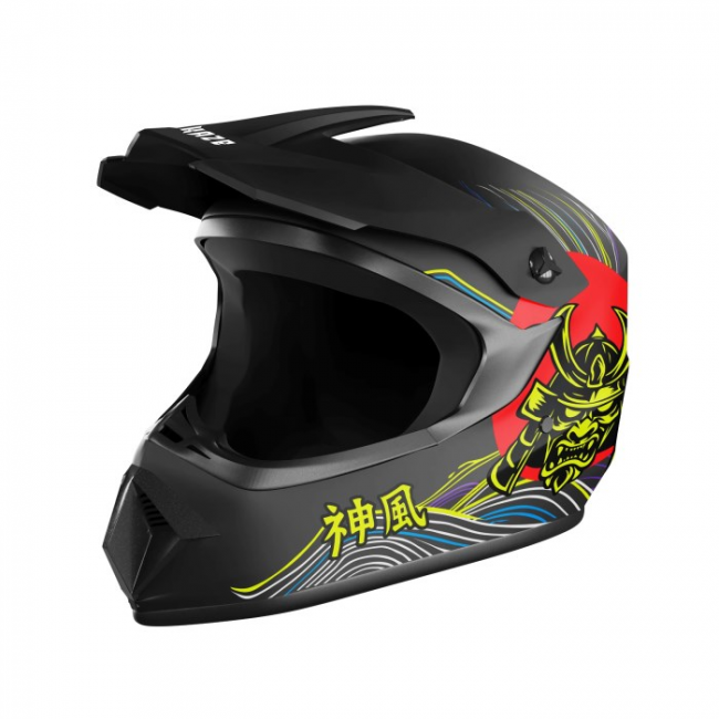 Full-face helmet Kamikaze Tokyo Drift AKC207 size M