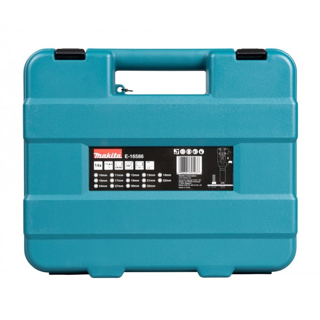 Makita E-16586 impact socket Impact socket set Black, Green