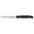 KOHE serrated knife, 104 mm, black