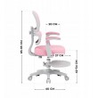 Junior 4.4 Pink swivel chair