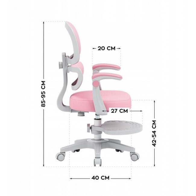 Junior 4.4 Pink swivel chair