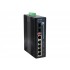 LevelOne 6-Port Gigabit Industrial Switch, 1 x SFP, 1 x SFP/RJ45 Combo, -40 C to 75 C, DIN-Rail
