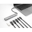 DeLOCK 6 Port USB Hub with 4 x USB Type-A female and 2 x USB Type-C female