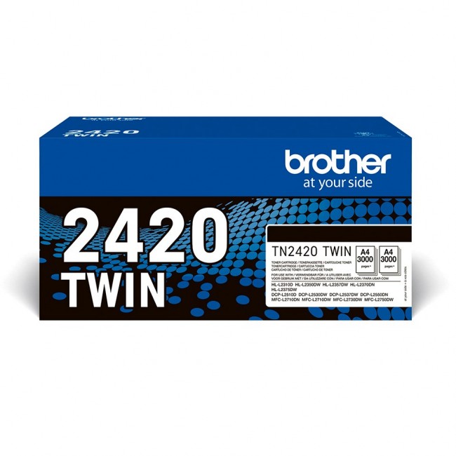 Brother TN-2420TWIN toner cartridge 2 pc(s) Original Brother TN-2420TWIN toner cartridge 2 pc(s) Original