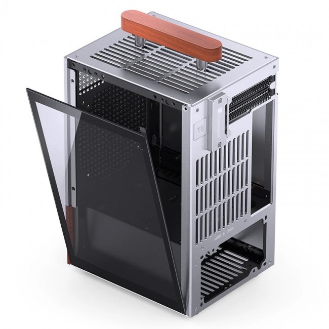 Jonsbo T6 PC Case, Mini-Tower, Mini-ITX, Glass, Wo