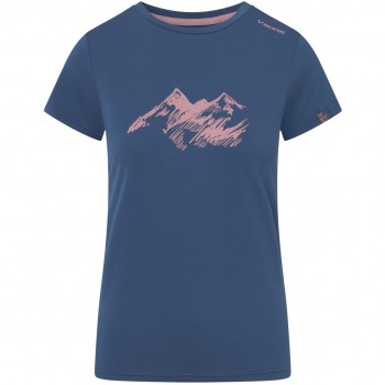 T-shirt damski VIKING Lenta Bamboo Light Lady granatowy XS