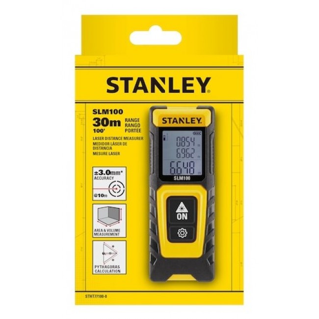 Stanley STHT77100-0 distance meter Laser distance meter Black, Yellow 30 m