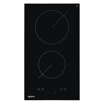 Akpo PKA 30 830/2 hob Black Built-in 30 cm Zone induction hob 2 zone(s)