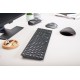 CHERRY KW 9100 SLIM keyboard Universal RF Wireless + Bluetooth QWERTZ German Black