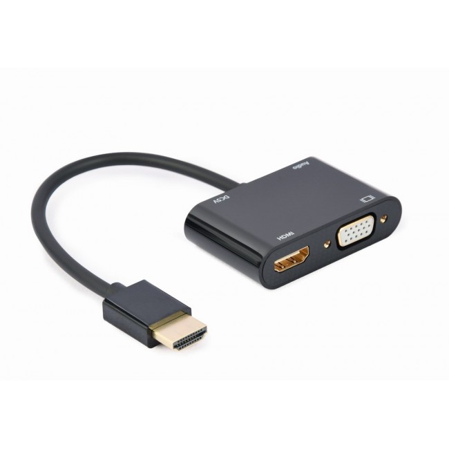 Gembird A-HDMIM-HDMIFVGAF-01 interface cards/adapter HDMI, VGA Gembird A-HDMIM-HDMIFVGAF-01 interface cards/adapter HDMI, VGA