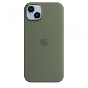 Apple iPhone 14 Plus Silicone Case with MagSafe - Olive