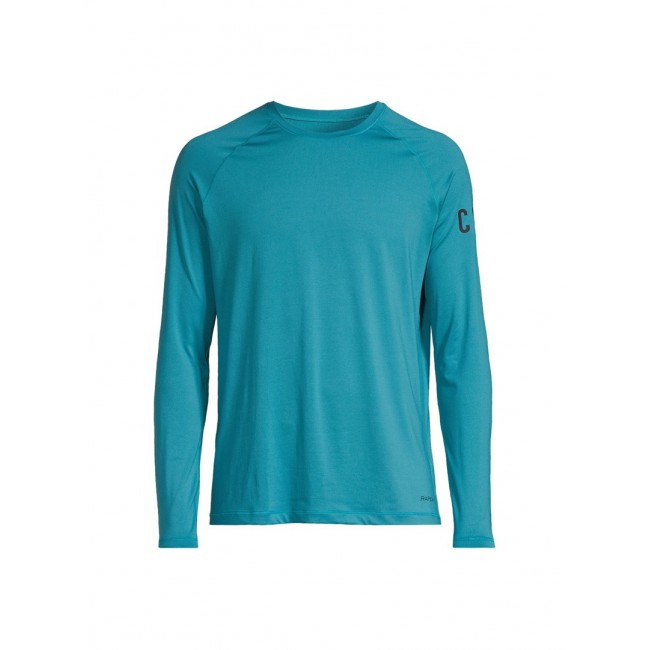 Men's Training Shirt Casall M Rapidry Long Sleeve Blue Men's Training Shirt Casall M Rapidry Long Sleeve Blue