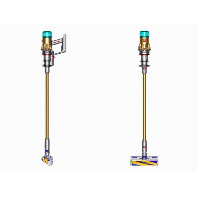 Dyson V12 Detect Slim Absolute 2-in-1 stick vacuum Battery Dry HEPA Bagless Gold Dyson V12 Detect Slim Absolute 2-in-1 stick vacuum Battery Dry HEPA Bagless Gold
