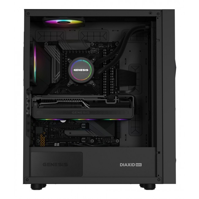 GENESIS NLG-2321 computer cooling system Computer case Liquid cooling kit Black GENESIS NLG-2321 computer cooling system Computer case Liquid cooling kit Black