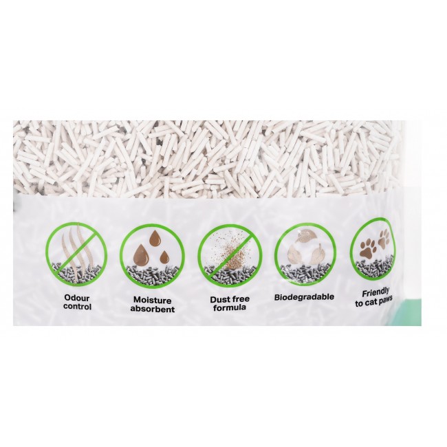 DIAMENTIQ Tofu Matcha Ultra clumping - plant-based litter - 4kg DIAMENTIQ Tofu Matcha Ultra clumping - plant-based litter - 4kg