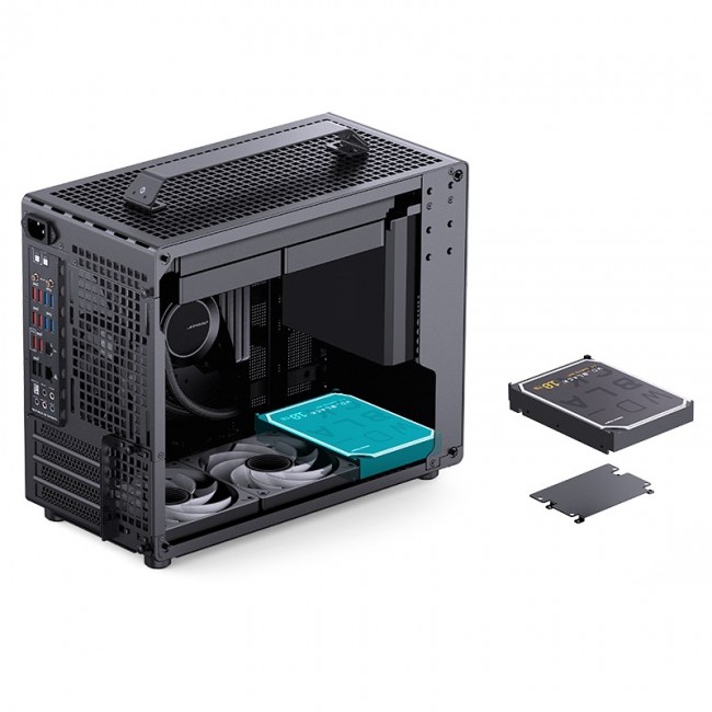 Jonsplus MATX Handle Case Z20 - black Jonsplus MATX Handle Case Z20 - black