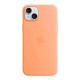 Apple iPhone 15 Plus Silicone Case with MagSafe - Orange Sorbet Apple iPhone 15 Plus Silicone Case with MagSafe - Orange Sorbet