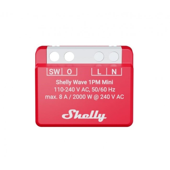 Shelly Wave 1PM Mini LR Smart Z-Wave Relay