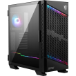 MSI MPG VELOX 100P AIRFLOW Mid Tower Gaming Computer Case 'Black, 3x 120mm Fan + 1x 120mm ARGB Fan, ARGB light strip, USB Type-C, 1x Tempered Glass, Center, E-ATX, ATX, mATX, mini-ITX'