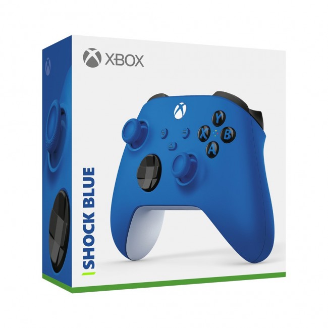 Microsoft Xbox Wireless Controller Blue, White Bluetooth/USB Gamepad Analogue / Digital Android, PC, Xbox One, Xbox One S, Xbox One X, Xbox Series S, Xbox Series X, iOS Microsoft Xbox Wireless Controller Blue, White Bluetooth/USB Gamepad Analogue / Digital Android, PC, Xbox One, Xbox One S, Xbox One X, Xbox Series S, Xbox Series X, iOS