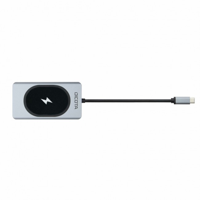 DICOTA D32059 interface hub USB Type-C Black, Silver