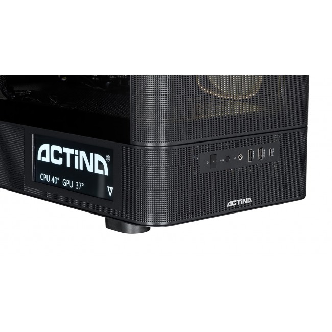 Actina 5901443440260 PC AMD Ryzen 7 9850X3D 32 GB DDR5-SDRAM 2 TB SSD NVIDIA GeForce RTX 5090 Windows 11 Home Midi Tower Black