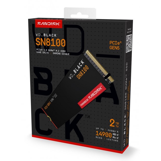 Western Digital Black WD_BLACK SN8100 NVMe SSD POWERED BY SANDISK 2 TB