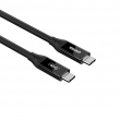 UNITEK C14100ABK01-2M USB cable USB4 Gen 2x2 USB C 40 Gbit/s 240 W Black