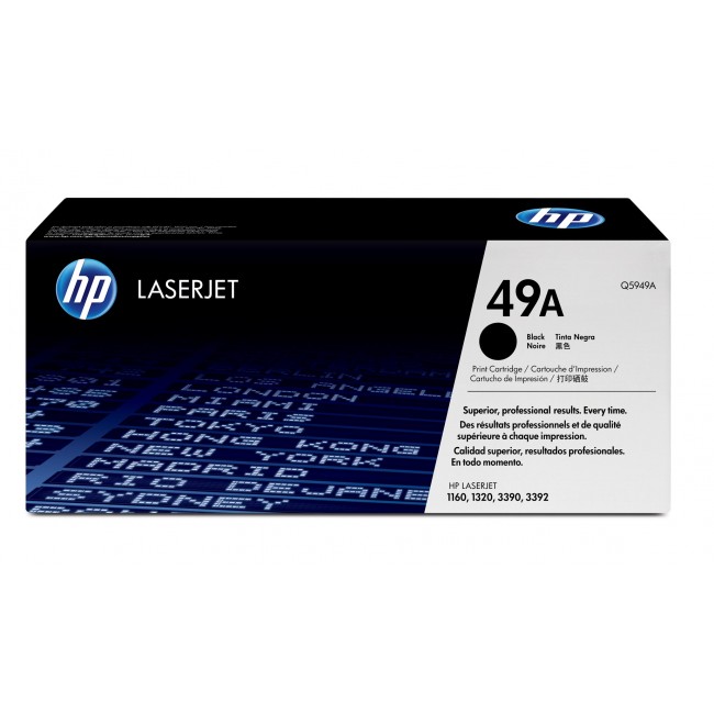 HP 49A Black Original LaserJet Toner Cartridge HP 49A Black Original LaserJet Toner Cartridge