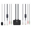 LevelOne 2-Port USB HDMI Cable KVM Switch